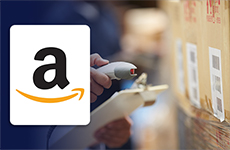 button to view amazon label information and order forms